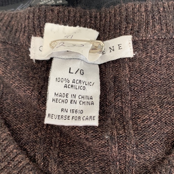 Geoffrey Beene Brown Sweater Vest - Picture 4 of 8